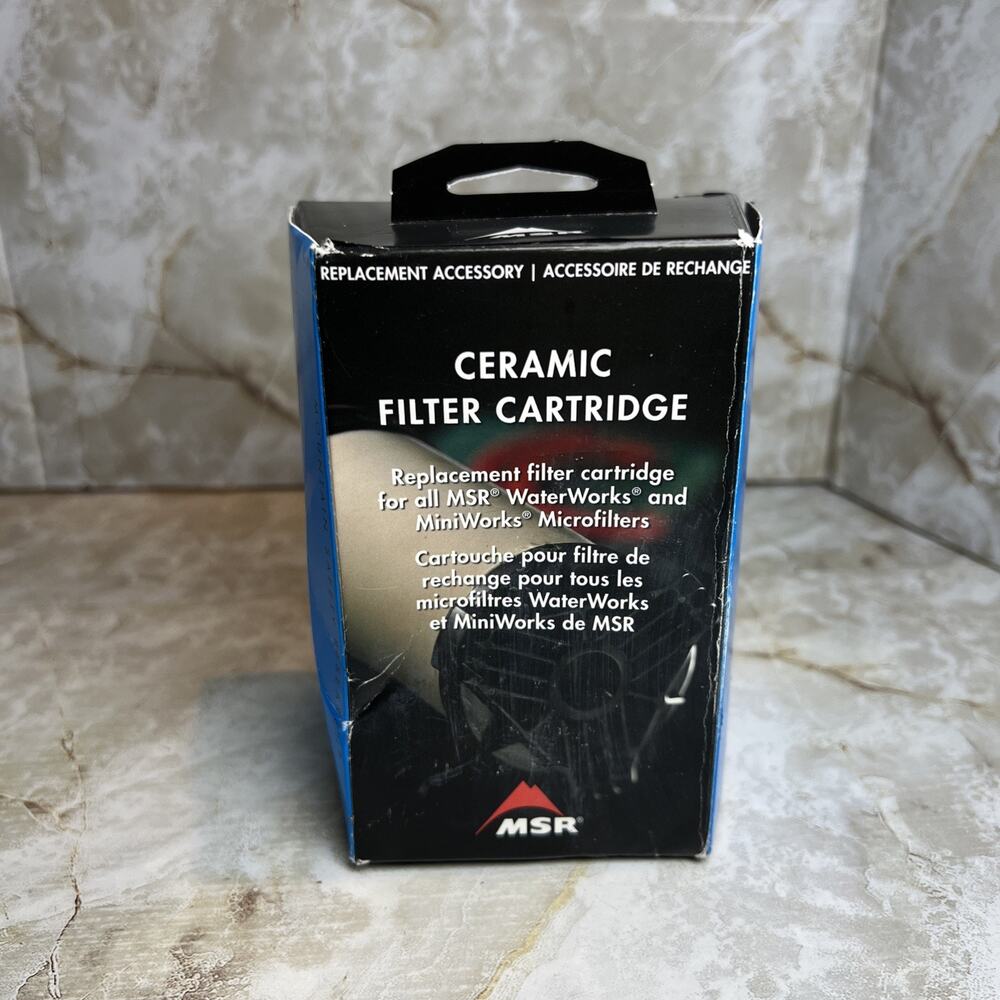 MSR Ceramic Filter Cartridge WaterWorks MiniWorks Microfilters New - Open Box